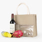 Wholesale Environmentally-friendly Tote Jute Bag with PVC